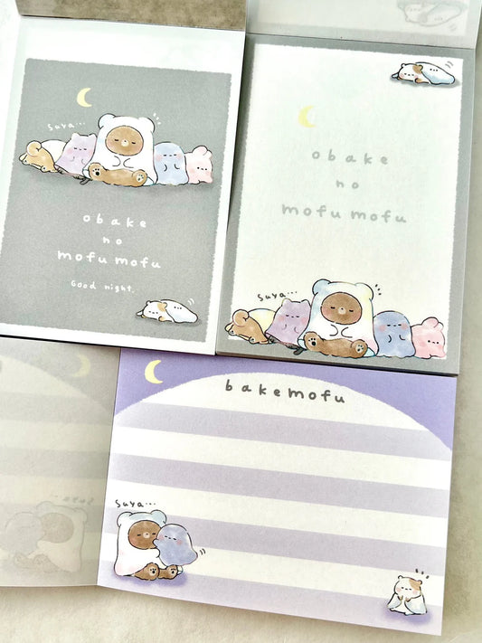 Animal obake no mofu mofu Mini Notepad