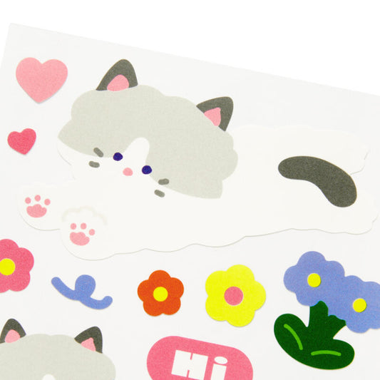 Cat Removable Sticker