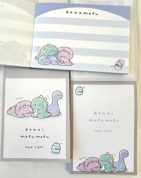 Kamio Mukashi Dinosaur Mini Notepad