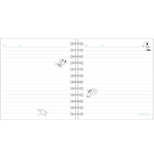 PEANUTS SNOOPY INDEX NOTE-NAVY