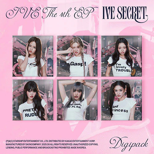 IVE (아이브) THE 4th EP Album - [IVE SECRET] (Digipack Ver.)