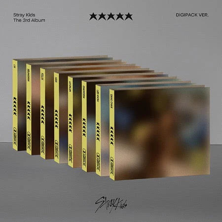 STRAY KIDS (스트레이키즈) 3RD ALBUM - [★★★★★ 5 STAR] (Digipack Ver.)
