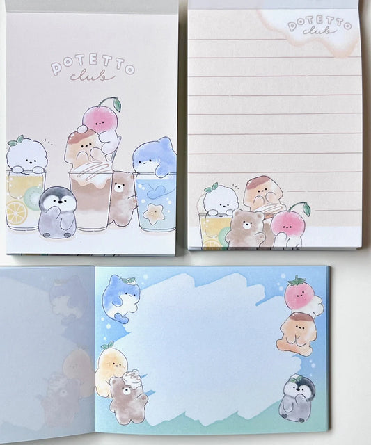 Animal Drink Party Mini Notepad
