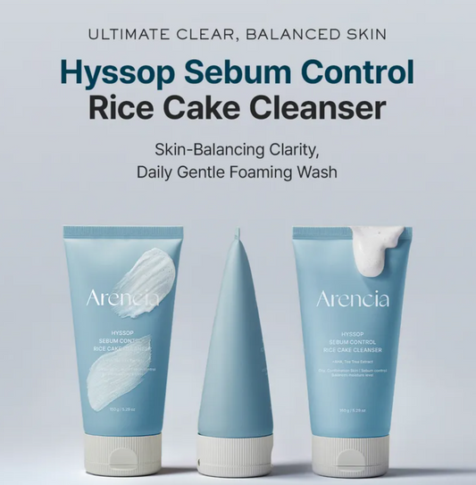 [Arencia] Hyssop Sebum Control Rice Cake Cleanser