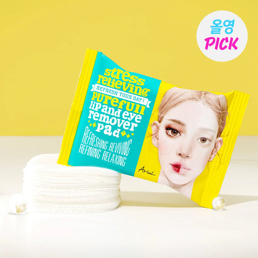 [Ariul] Stress Relieving Purefull Lip and Eye Remover Pad