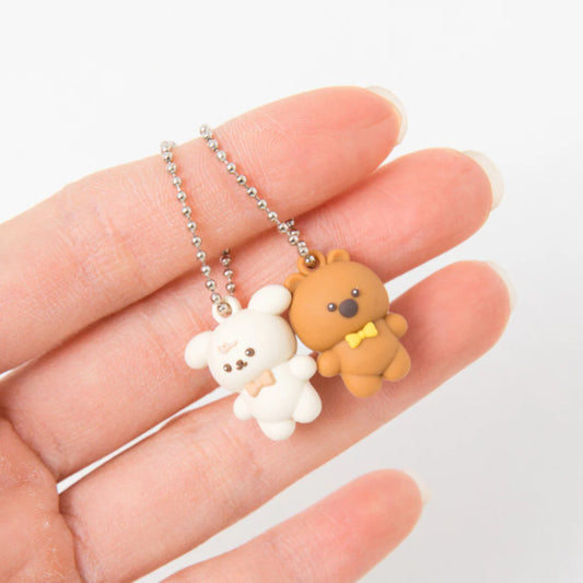 [Art Box] Bichon & Quokka Keyring Set