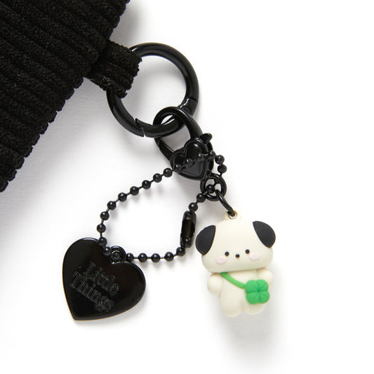 [Art Box] Black Puppy Keyring