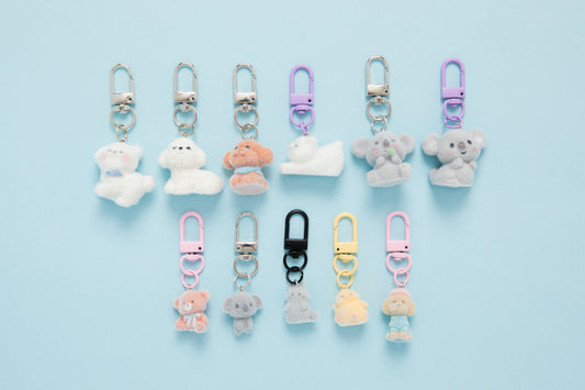 [Art Box] Chubby Chick Fluffy Keyring