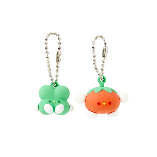 [Art Box] Clover Tomato Keyring Set