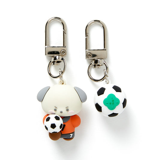 [Art Box] Puppy Soccer Keyring Set