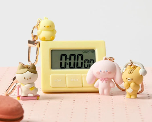 [Art Box] Shasha Friends Keyring Set