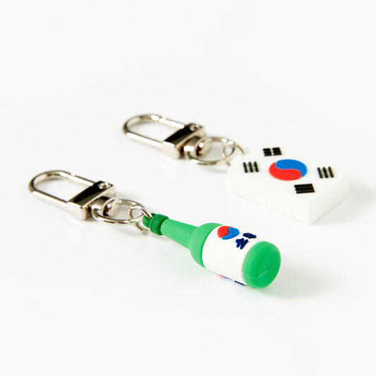 [Art Box] Soju & Taegeukgi Keyring Set