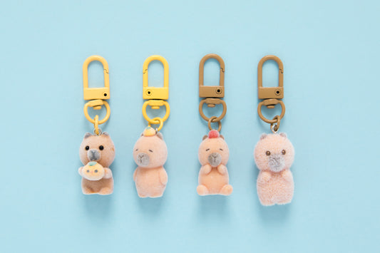 [Art Box] Tangerine Head Barassi Fluffy Keyring