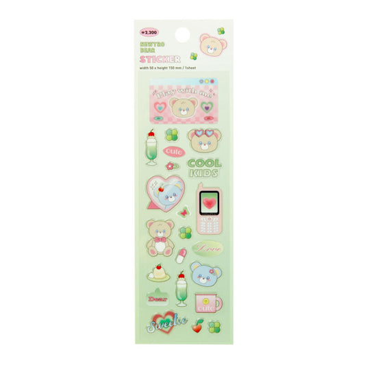 Bear Foil Seal Sticker