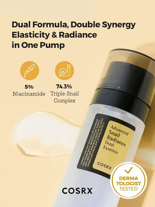 [Cosrx] Advanced Snail Radiance Dual Essence