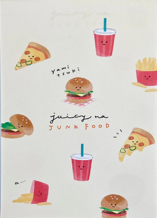 Fast Junk Food Mini Note Pad