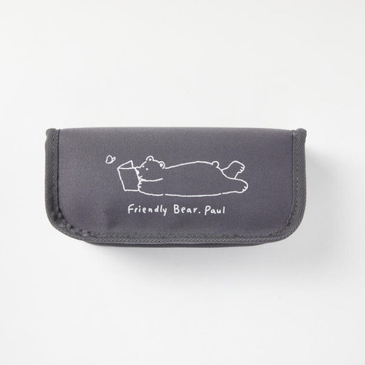 Friendly Bear Charcoal Pouch