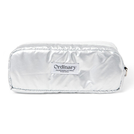 Glossy Silver Multi Pouch