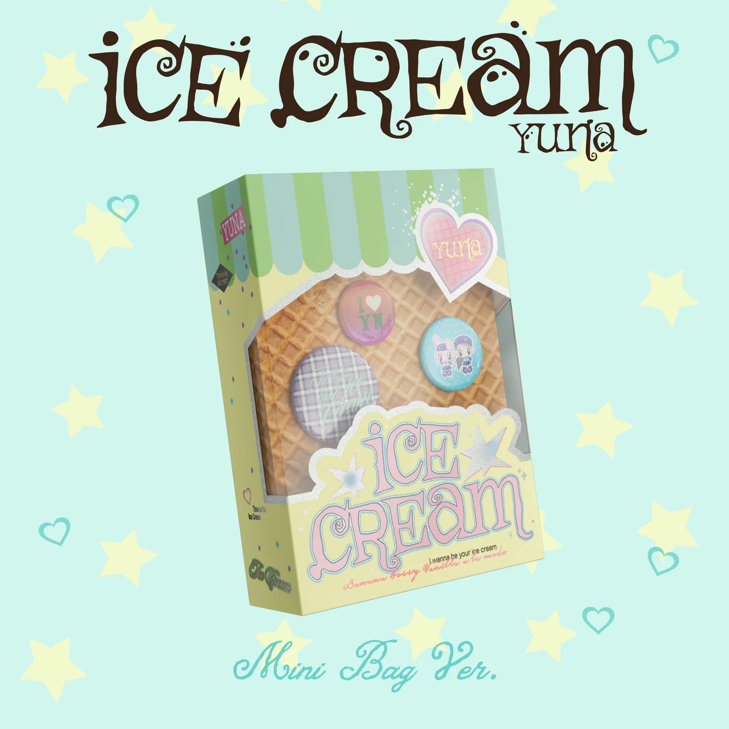 YUNA (유나 ITZY) 1st Mini Album - [Ice Cream] (MINI BAG/ MD Ver.)