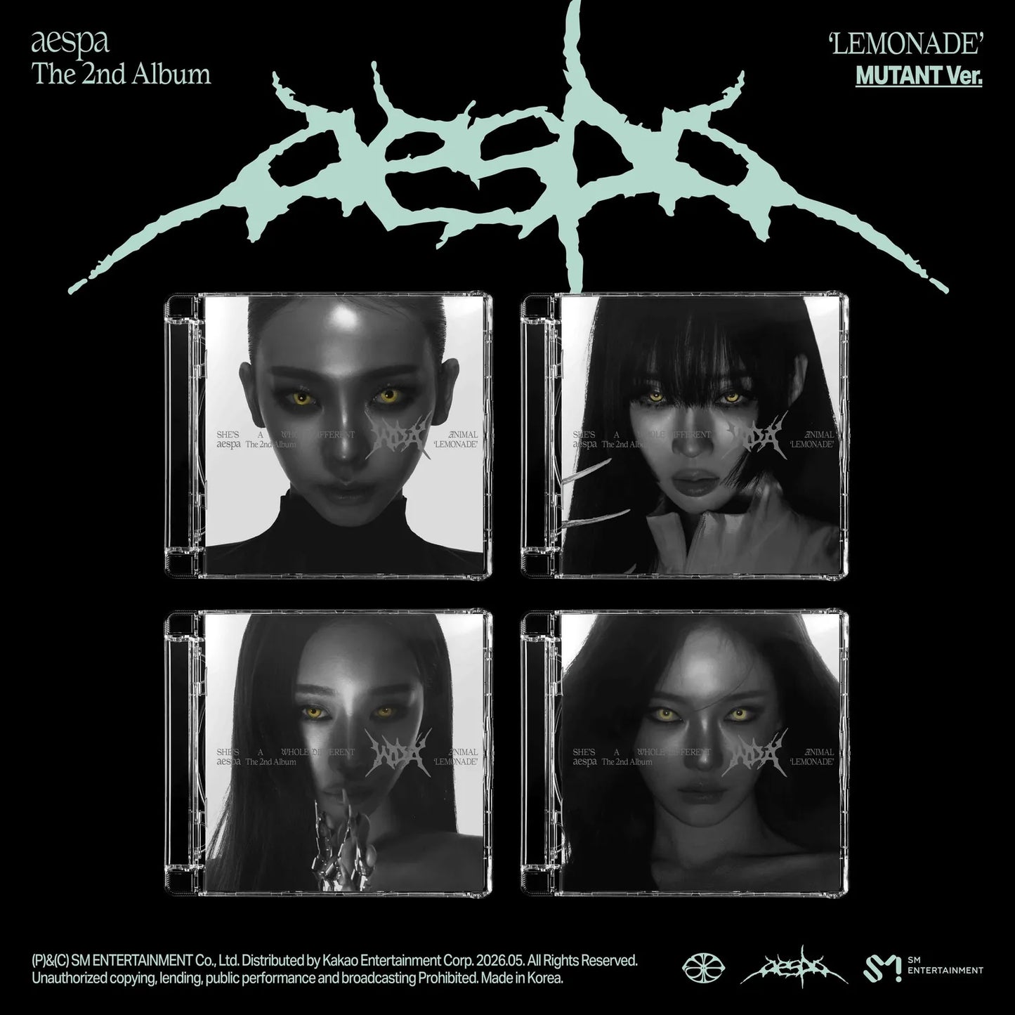 aespa (에스파) The 2nd Album - [LEMONADE] (MUTANT Ver.)