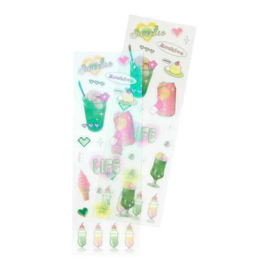Melon Peach Seal Sticker