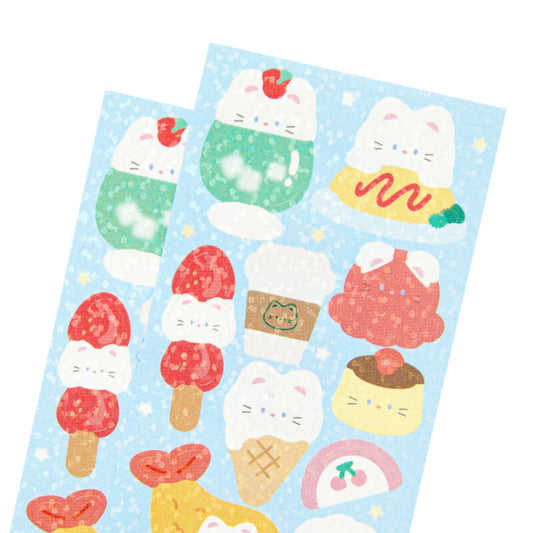 Meow Dessert Seal Sticker