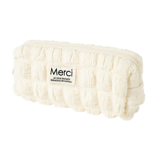 Merci White Pouch