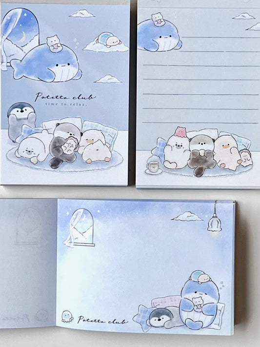 Ocean Sleep Over Party Mini Notepad