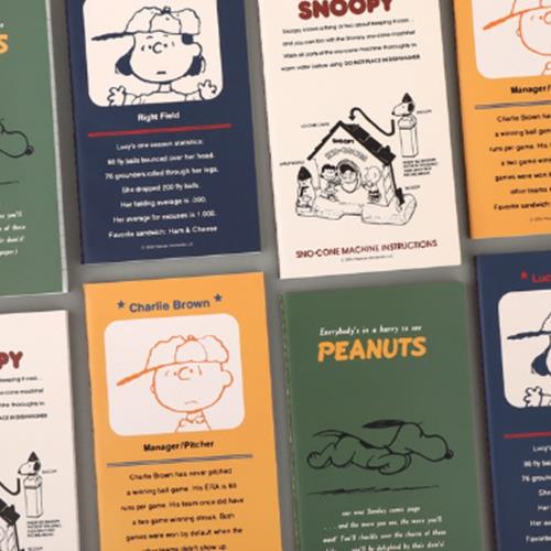 PEANUTS SNOOPY 75TH ANNIVERSARY STITCH NOTE