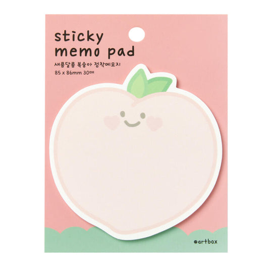 Peach Sticky Memo Pad