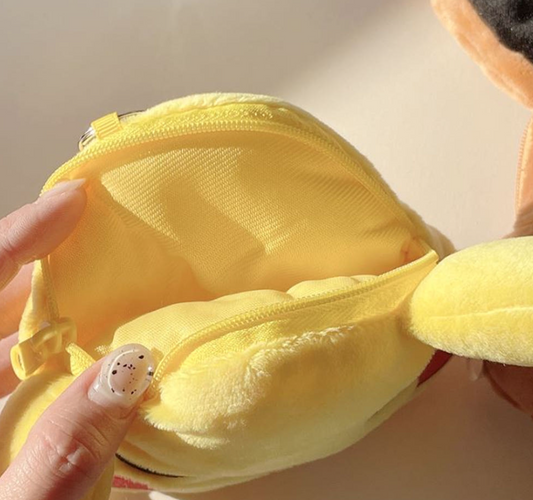 Pokémon Face Plush Pouch Keyring