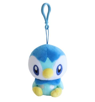 POKEMON CUTIE POP PLUSH BACKPACK KEYCHAIN - PIPLUP 11CM