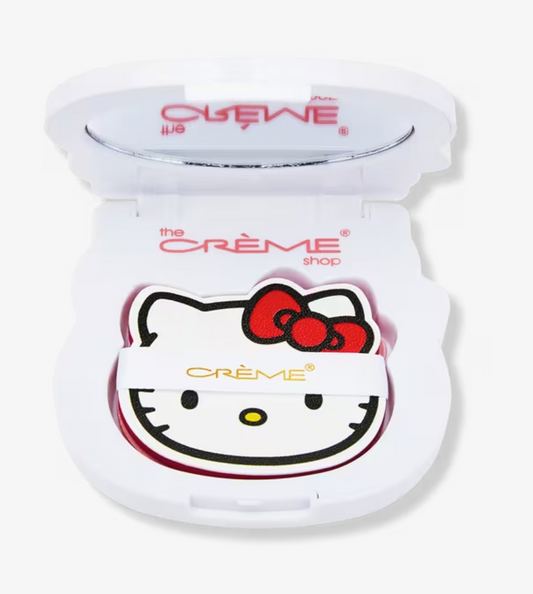 [The Crème Shop] X Hello Kitty Mattifying Blotting Paper + Reusable Mirror Compact