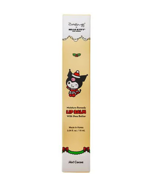 [The Crème Shop] X Kuromi Moisture Remedy Lip Balm with Shea Butter Hot Cocoa