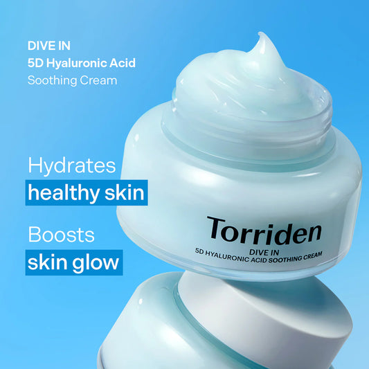[Torriden] DIVE IN 5D Hyaluronic Acid Soothing Cream for Sensitive Skin Moisture & Relief