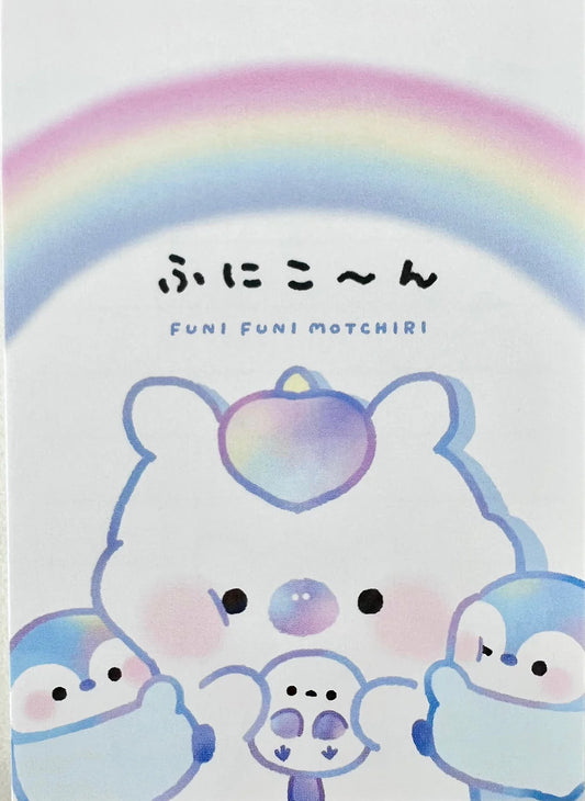 Unicorn & Friends Funi Funi Motchiri Mini Notepad