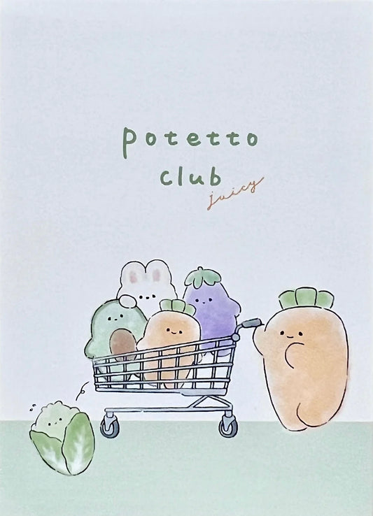 Vegetable Shopping Mini Notepad