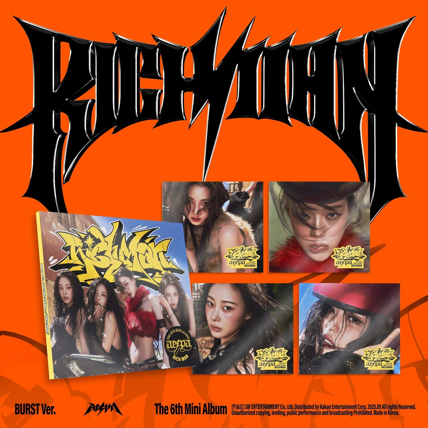 aespa (에스파) 6th Mini Album - [Rich Man] (BURST Ver.)