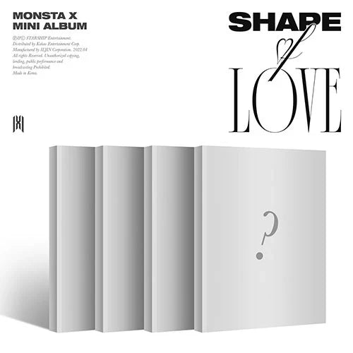 MONSTA X - 11TH MINI ALBUM [SHAPE of LOVE]